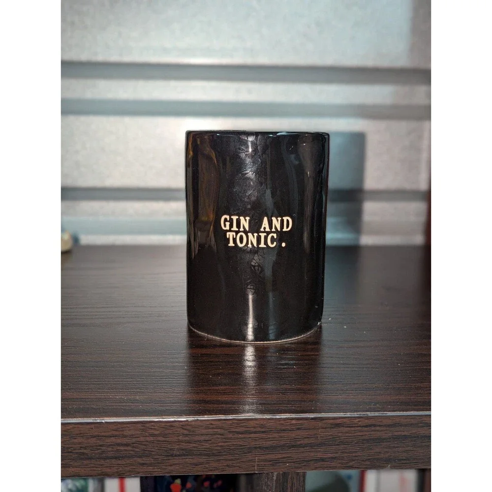 Rae Dunn‎ Black Gin Fizz Scented Candle - gin & tonic